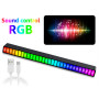 LED лампа RGB реагирующая на звук Light Bar 32 диода черная